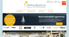 Desktop Screenshot of dittnyabadrum.se